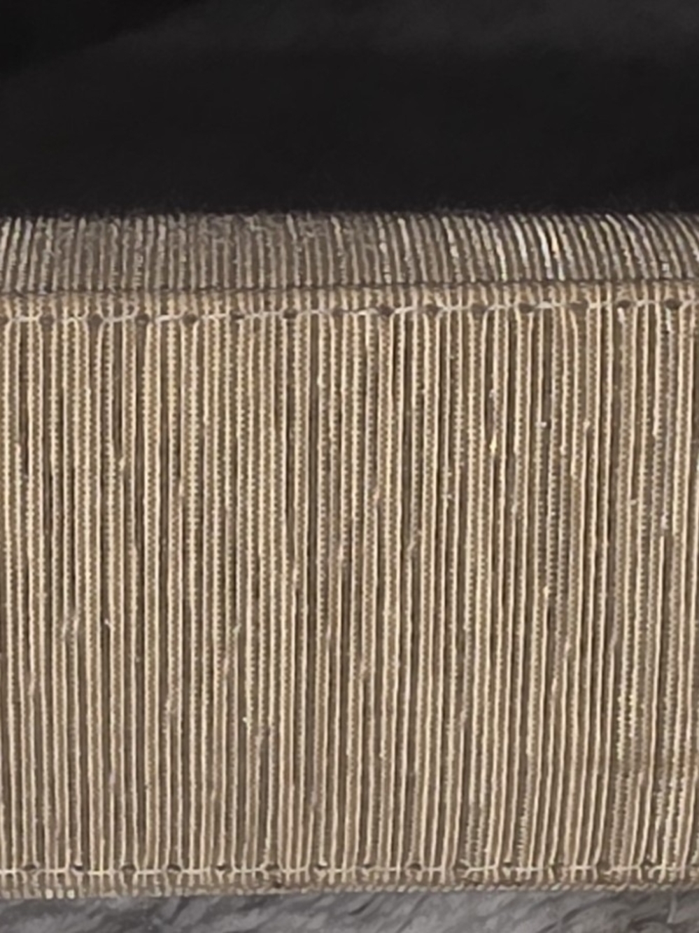 Elegant Textured Metallic Gold Clutch with Chain Strap - Picture 3 of 5